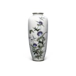 A cloisonné enamel vase | Meiji period, late 19th century