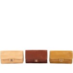 Frances Patiky Stein's Collection: Three Pochettes in Lambskin Leather 