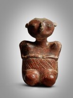 Nayarit Seated figure, Lagunillas Type B, Protoclassic, circa 100 BC - AD 100