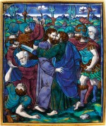 FRENCH, LIMOGES, MID-16TH CENTURY, ATTRIBUTED TO PIERRE REYMOND (ACTIVE BETWEEN 1537 AND 1578) | THE KISS OF JUDAS /THE ARREST OF JESUS