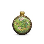 A cloisonné enamel scent bottle | Signed Kyoto Namikawa (workshop of Namikawa Yasuyuki, 1845-1927) | Meiji period, late 19th century
