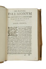  Anania, De natura daemonum, Venice, Aldus, 1581, contemporary limp vellum