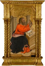 CECCO DI PIETRO  |  AN EVANGELIST SHARPENING HIS QUILL