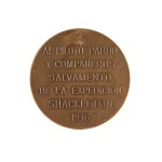 Imperial Trans-Antarctic Expedition | Shackleton's Chilean Historical and Geographical Society medallion, 1916