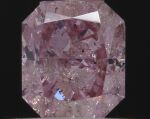 A 0.51 Carat Fancy Purplish Pink Cut-Cornered Rectangular Diamond