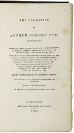 POE, EDGAR ALLAN | The Narrative of Arthur Gordon Pym of Nantucket. New York: Harper and Brothers, 1838