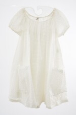 White dress with petticoat, Hermès