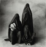 IRVING PENN | THREE RISSANI WOMEN WITH BREAD, MOROCCO, 1971