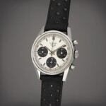 Carrera 12, Reference 2447SND | A stainless steel chronograph wristwatch with bracelet | Circa 1968 | 豪雅 | Carrera 12 型號2447SND | 精鋼計時腕錶，製作年份約1968