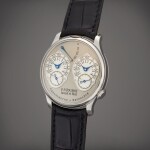 Chronomètre à Résonance | A platinum dual time zone wristwatch with power reserve indication, Circa 2007