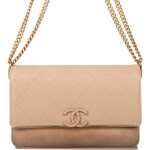 CHANEL |  BEIGE FLAP BAG OF QUILTED CAVIAR AND SUEDE WITH MATTE GOLD TONE HARDWARE
