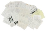 Richard Feynman's notes, letters, & et al from the Rogers Commission to Investigate the Challenger disaster, 1986.