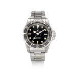 ROLEX | SUBMARINER, REFERENCE 5513, A STAINLESS STEEL WRISTWATCH WITH BRACELET, CIRCA 1984