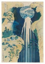 Katsushika Hokusai (1760-1849) | The Amida Falls in the Far Reaches of the Kiso Road (Kisoji no oku Amida-ga-taki) | Edo period, 19th century