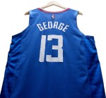Paul George Los Angeles Clippers 2021-2022 NBA Game Worn Away Jersey
