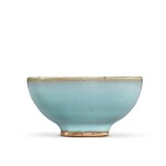 A Junyao blue-glazed 'bubble' bowl Northern Song dynasty | 北宋 鈞窰天藍釉小盌