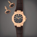 Nautilus, Reference 5712R-001 | A pink gold wristwatch with date, power reserve indication and moon phases | Circa 2010