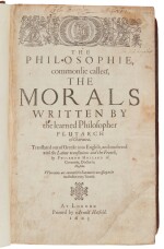 Plutarch — Philemon Holland [translator] | First complete edition of the Moralia in English
