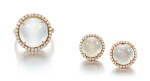 COLOURLESS JADEITE AND DIAMOND DEMI-PARURE | 天然冰種翡翠 配 鑽石 戒指及耳環套裝