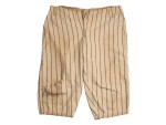 1940-1941 Babe Ruth Game Used Pinstriped Barnstorming Pants (Mears Loa, Letter of Provenance)
