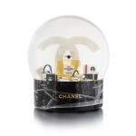 XL Perfume and Double C Motorized Snow Globe