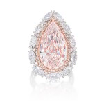 Very Light Pink Diamond and Diamond Ring / Pendant | 16.01克拉 輕淡粉紅色鑽石 配 鑽石 戒指 / 掛墜