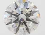 A 1.03 Carat Round Diamond, H Color, SI1 Clarity