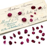 Group of unmounted rubies, early 20th century