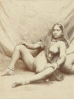 PHOTOGRAPH | INDIAN FEMALE NUDE, LATE NINETEENTH CENTURY