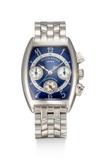 FRANCK MULLER | CURVEX, REFERENCE 7502 CC, A STAINLESS STEEL CHRONOGRAPH WRISTWATCH WITH BRACELET, CIRCA 2000