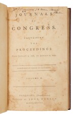 Continental Congress | With an early printing of the Declaration of Independence