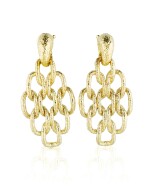 Pair of gold earrings | Paire de boucles d'oreille or