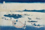 Katsushika Hokusai (1760-1849) | Tsukuda-jima in Musashi Province (Buyo Tsukuda-jima) | Edo period, 19th century