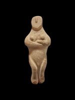 A Cycladic Marble Figure of a Goddess, Early Bronze Age I/II, circa 3000-2500 B.C.