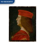 Profile portrait of a condottiero