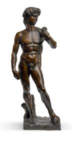 AFTER A MODEL BY MICHELANGELO (1475-1564), ITALIAN, 19TH CENTURY | DAVID