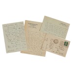 "Joyce, Collection of 4 autograph letters and cards signed, to August Suter "