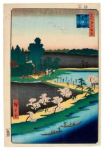 Utagawa Hiroshige (1797-1858) Azuma Shrine and the Entwined Camphor (Azuma no mori renri no azusa) Edo period, 19th century