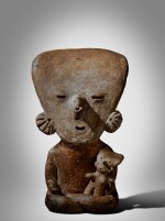Jalisco Preclassic Figure with Child, Chapala style, Late Preclassic, circa 300-100 BC