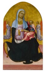 The Madonna of Humility with adoring angels