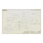 GEORGE C MARSHALL SPACE FLIGHT CENTER ORIGINAL HAND-DRAWN ENGINEERING PLANS RELATING TO ROCKET ENGINE TEST STANDS