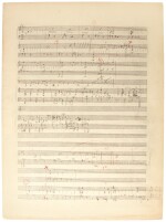 F. Delius. Collection of autograph working drafts for an unknown set of piano pieces, and other works, c.1920