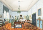  E. HACKERT | The blue bedroom at the Château de Sagan | La chambre bleue du château de Sagan