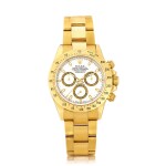 Rolex | Cosmograph Daytona, Reference 116528, A yellow gold chronograph wristwatch with bracelet, Circa 2000 | 勞力士 | Cosmograph Daytona 型號116528  黃金計時鏈帶腕錶，約2000年製