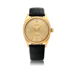  ROLEX | OYSTER PERPETUAL, REF 6599  YELLOW GOLD WRISTWATCH  CIRCA 1958