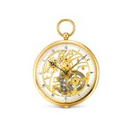 BREGUET | REFERENCE 1760, A YELLOW GOLD SKELETONISED OPENFACE WATCH, CIRCA 1990 | 寶璣 | "型號1760 黃金鏤空懷錶，錶殼編號5068F，約1990年製"