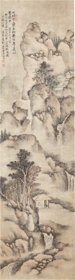 Dai Benxiao 1621 - 1693 戴本孝 1621-1693 | Viewing the Waterfall 山水