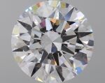 A 4.02 Carat Round Diamond, E Color, VS1 Clarity