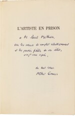 La Ballade de la geôle de Reading. 1952. Envoi autographe signé et correction de Camus sur l'erratum.