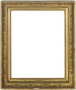 A 19th century Empire-style giltwood and plaster frame, probably French